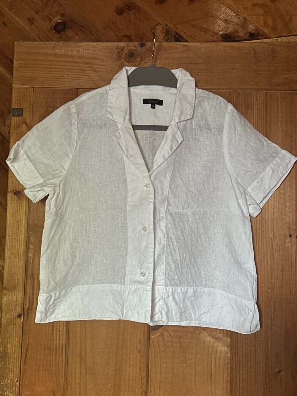 Quince 100% European Linen Short Sleeve Shirt (Size XS) - Like New